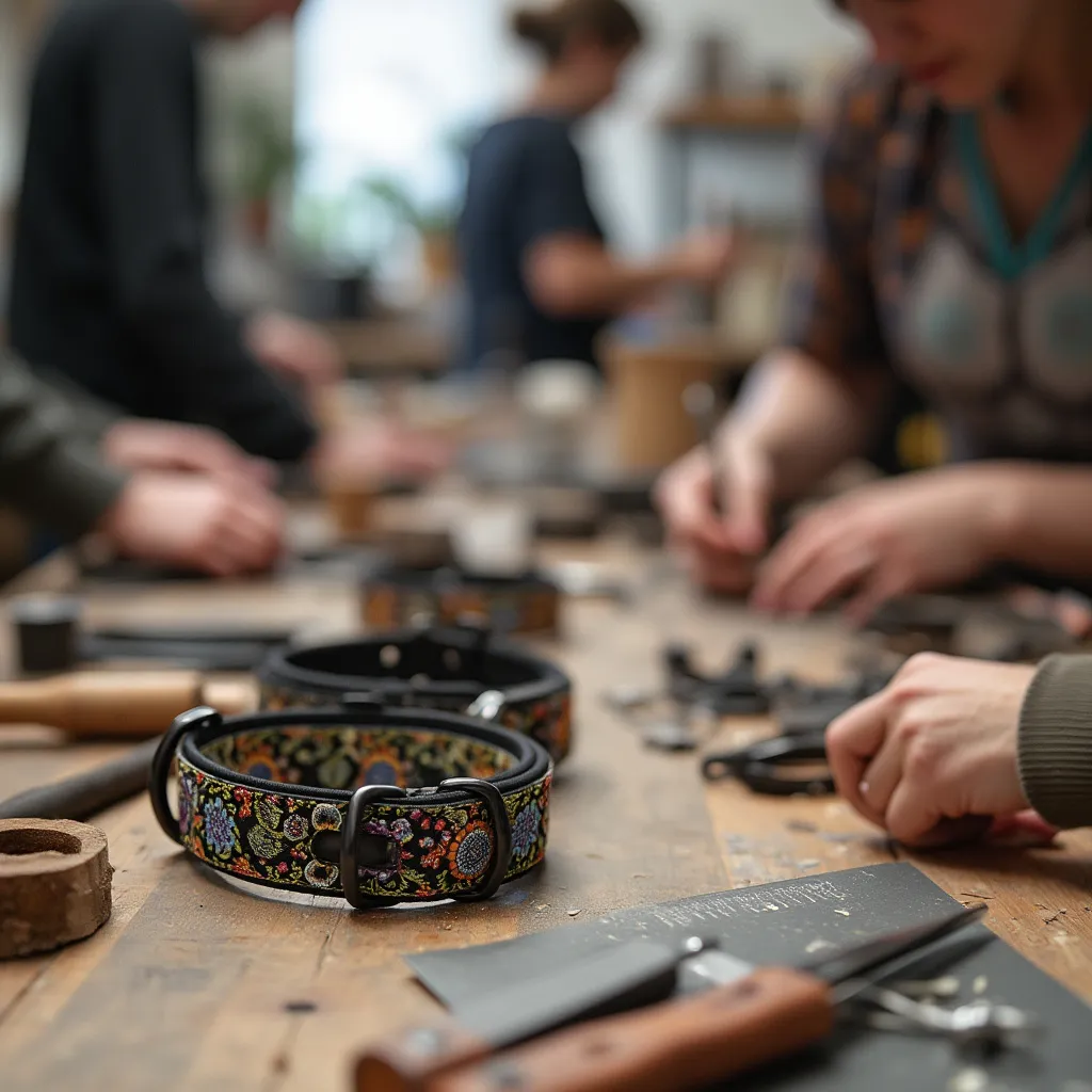 Workshop výroby obojkov